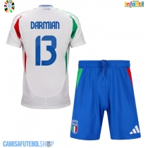 Camisa de time de futebol Itália Matteo Darmian #13 Replicas 2º Equipamento Infantil Europeu 2024 Manga Curta (+ Calças curtas)